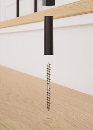 Hollow Baluster Insert with Screw