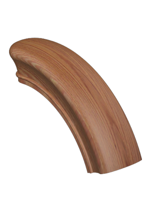 Handrail Fitting Overhand Easing with Return End 16