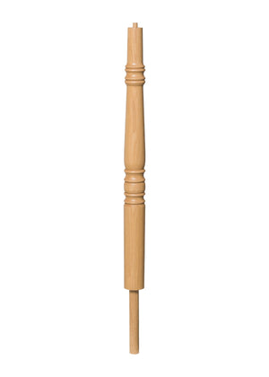 Hampton Over the Post Turnout Round Base Newel 4272RB - Plain style