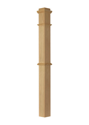 Box Newel Post 4375 - Plain style