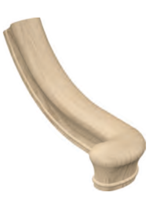 Handrail Fitting Left Hand Turnout 41