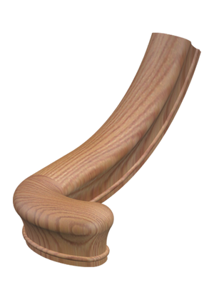 Handrail Fitting Right Hand Turnout 45