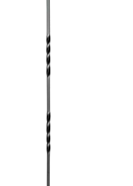Double Twist Iron Baluster 1/2"