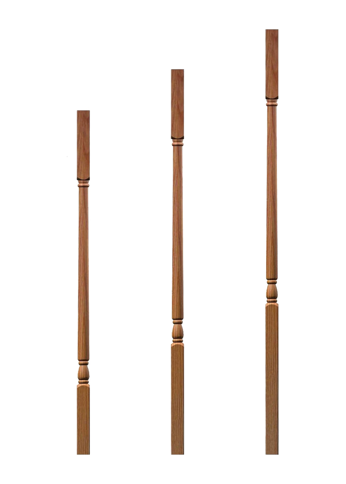 Colonial Elegant Rise Square Top Baluster 7134