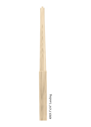 Minimalist Starting Newel 4311 - dimensions