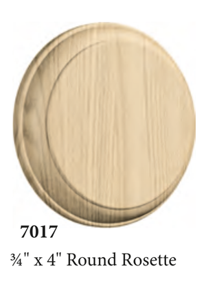 Rosette 7017 - dimensions