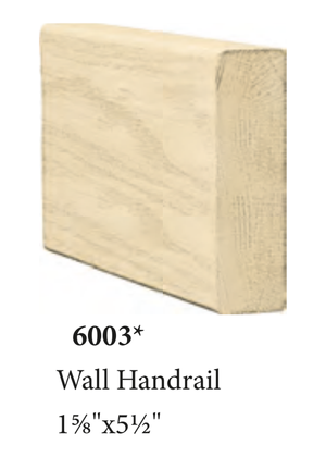 Wall Rail 6003 - dimensions