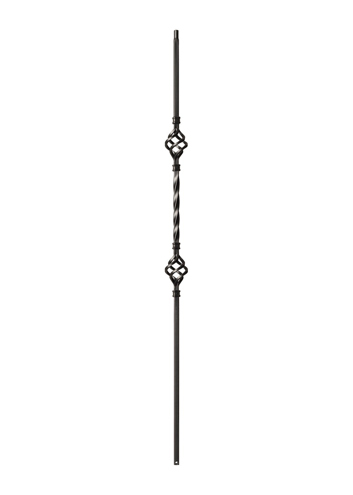 Iron Baluster Double Basket 9004-TB