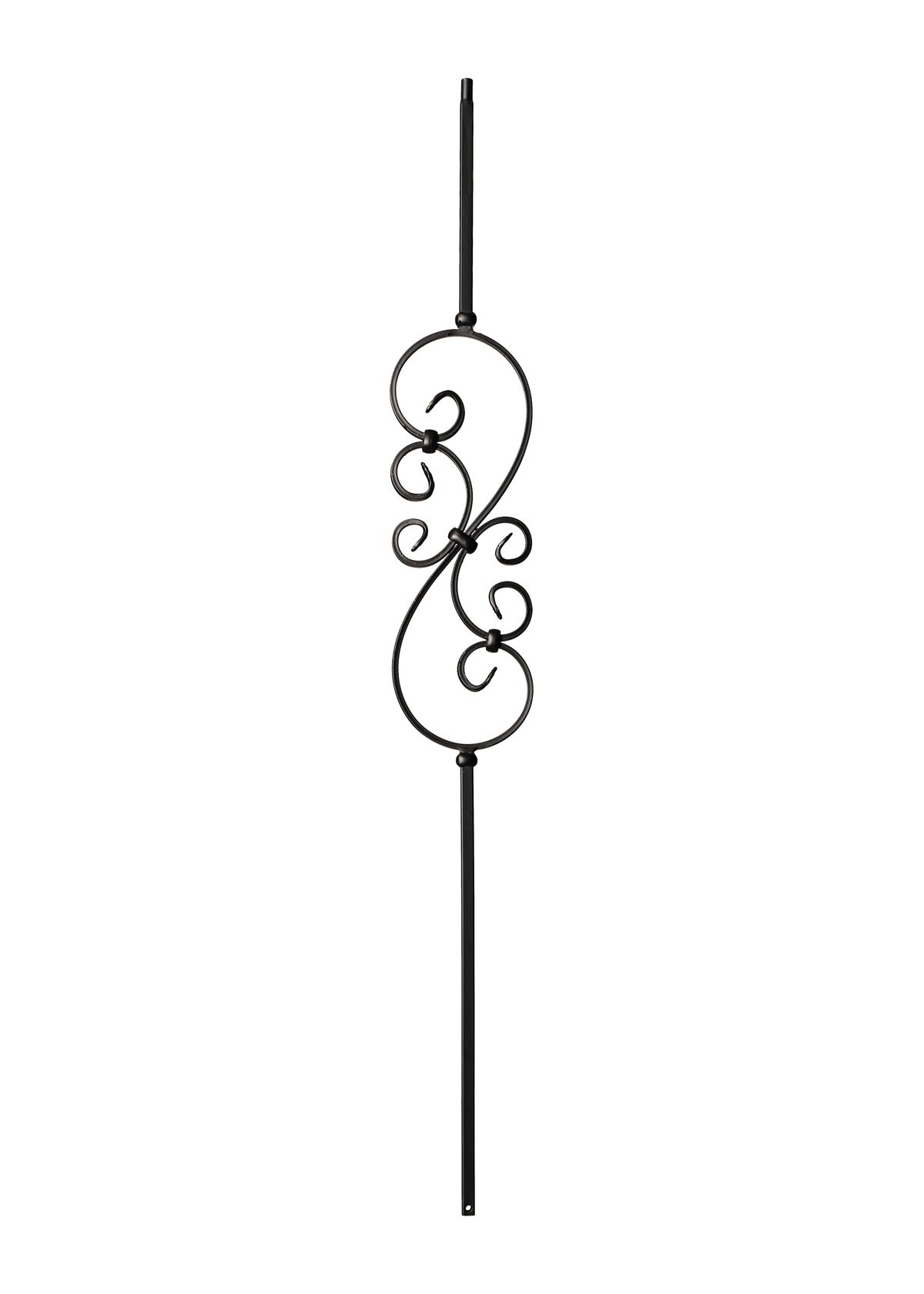Iron Baluster 5 3/8"X16" S Scroll 9008-TB