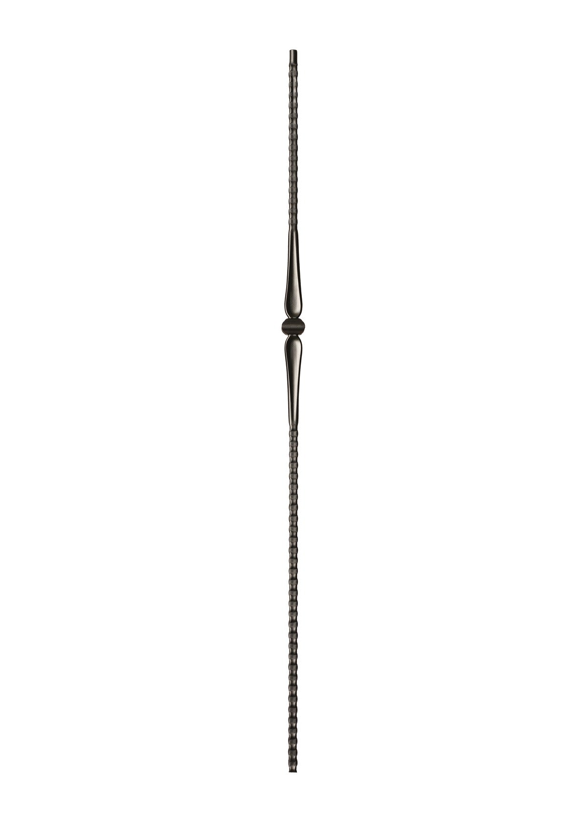 Iron Baluster Single Knuckle with Hammered Bar 9017-HG