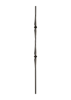 Iron Baluster Double Knuckle with Round Spoon 9070-RB