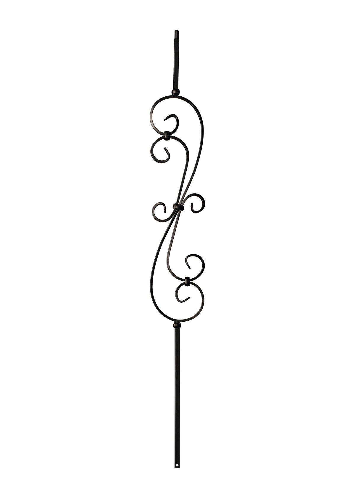 Iron Baluster 5 3/8"X24" S Scroll 9081-TB
