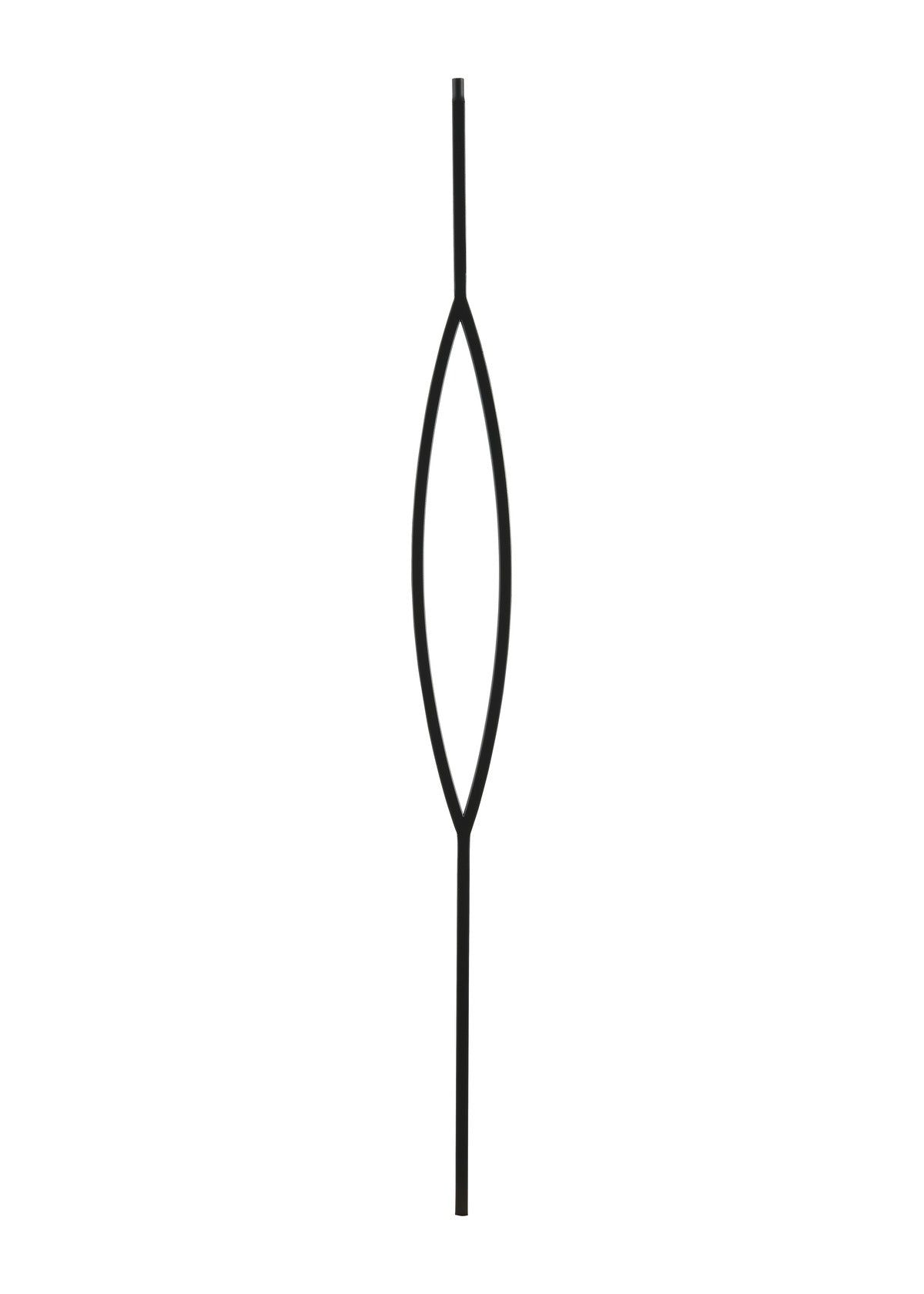 Iron Baluster 4-1/2" x 44" Split Oval 9093-CS