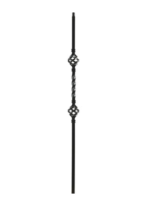 Iron Baluster Mega Double Basket 9904-TB