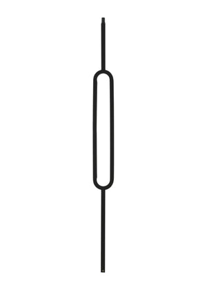 Iron Baluster Mega 3 3/4" x 44" Oval 9988-CS