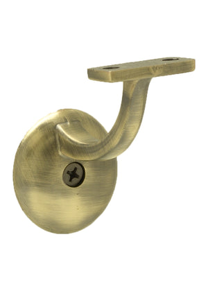 Wall Rail Bracket 3002 - Antique Brass