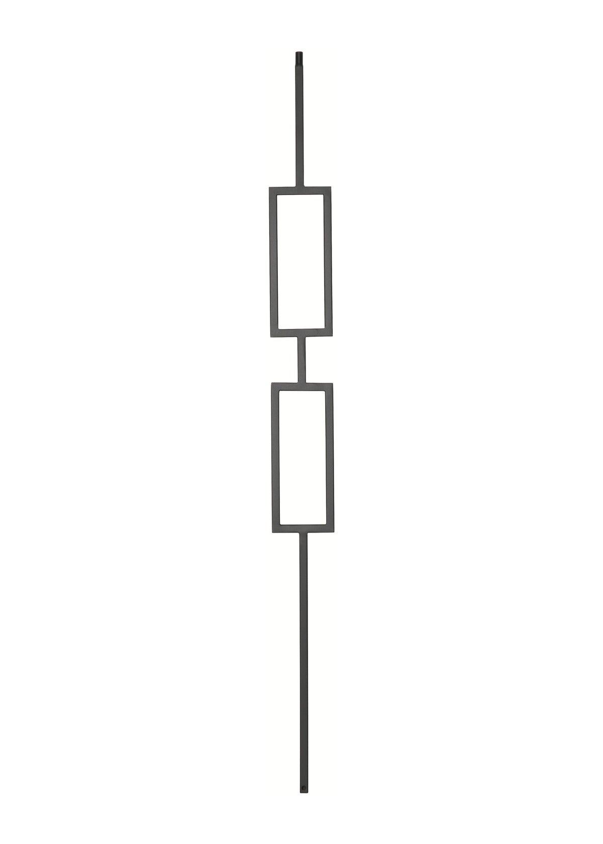 Iron Baluster 3-3/4" x 44" Double Rectangle 9091-CS