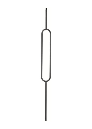 Iron Baluster 3-3/4" x 44" Oval 9088-CS
