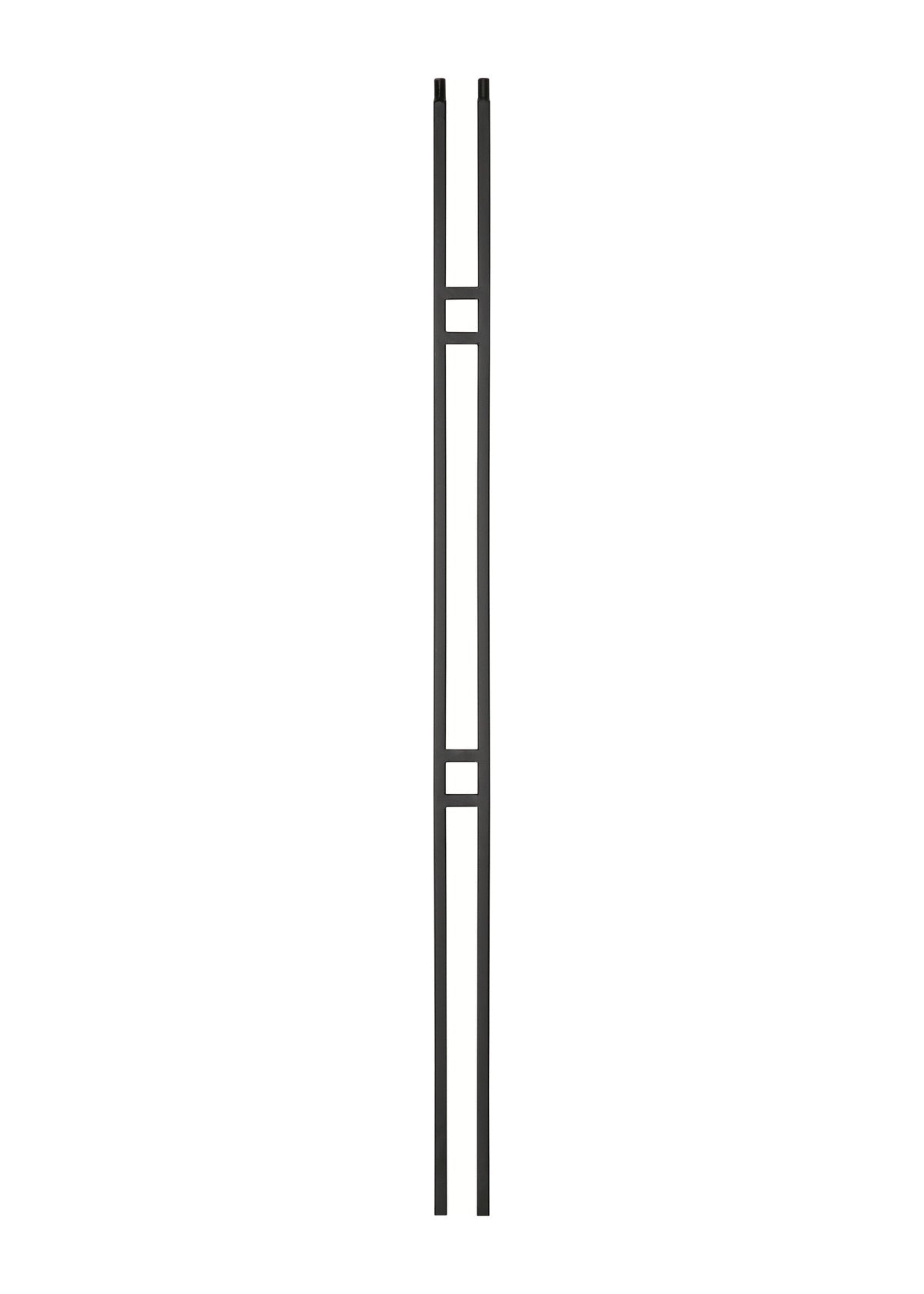 Iron Baluster 2-1/4" x 44" Double Bar 9087-CS