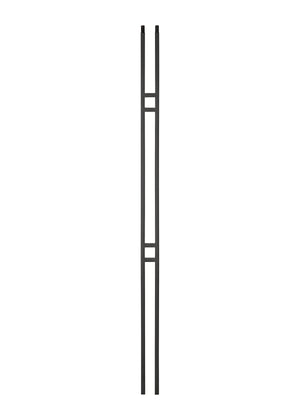 Iron Baluster 2-1/4" x 44" Double Bar 9087-CS