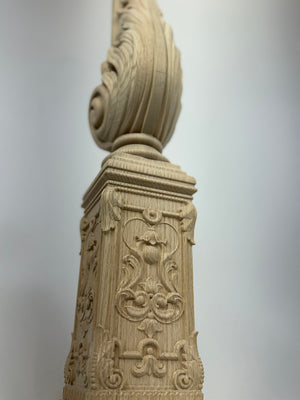 Old World Newel Post NP005