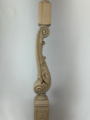 Old World Newel Post NP005
