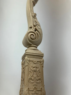 Old World Newel Post NP005