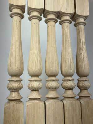 Delicate Fluted Newel Post NP003