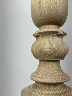 Wood  Fluted Newel Post
