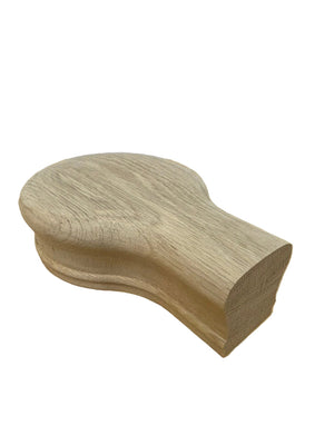 Custom Wide One Open Cap, White Oak, angled view