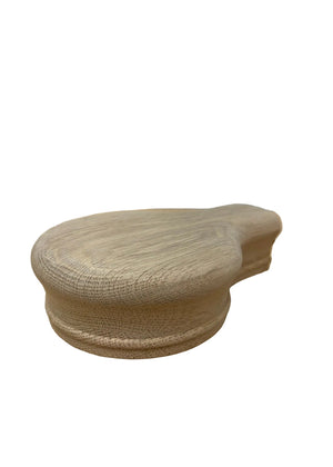 Custom Wide One Open Cap, White Oak, front view