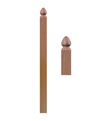 Newel Post with Acorn 4004