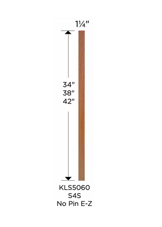 Sizes of S4S Baluster 5060