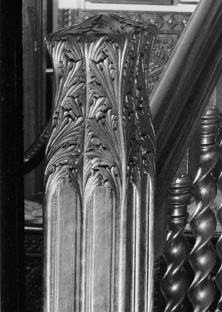 Custom Carved Newel Post