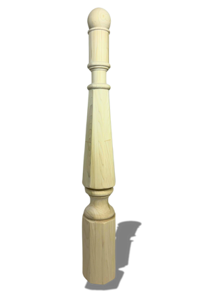 Simple Greek Octagonal Newel Post NP027