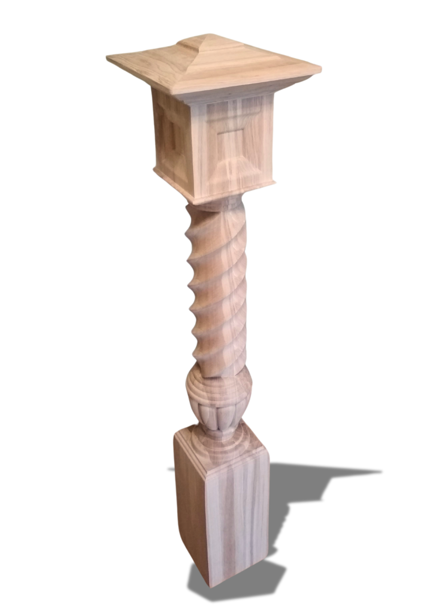 Spiral Groove Big Newel Post NP002