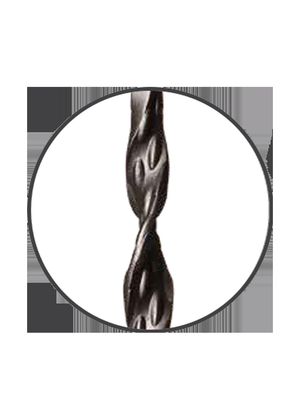 Iron Baluster Double Ribbon 9011-RS - pattern close-up