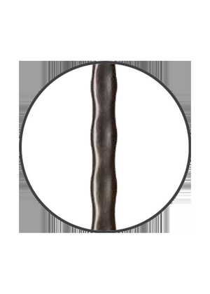 Iron Baluster Plain with Hammered Face 9031-HF - pattern close-up