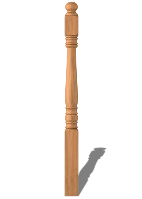 Newel Post Rounded Top 4500 - Select Stair Parts LLC