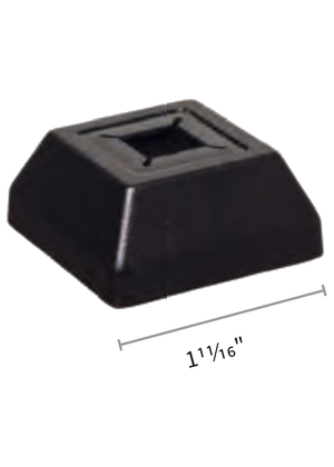 Easy Fit Flat Square Shoe 9067-EF-FS - dimensions