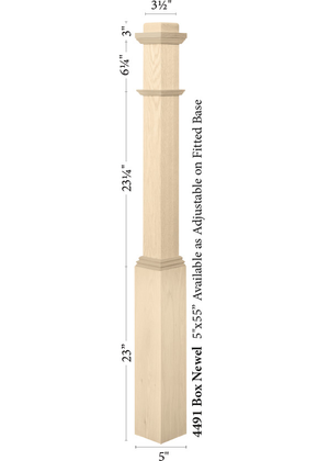 Box Newel Post 4491