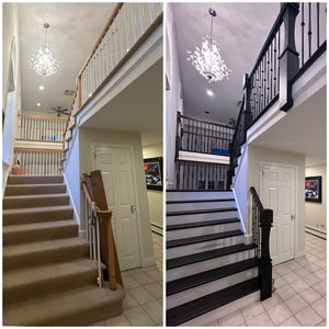 Staircase Before - After