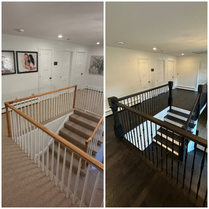 Staircase Before - After