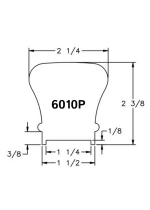 Traditional Handrail 6010P - dimensions