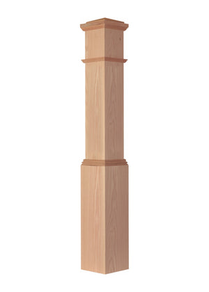 Box Newel Post 4092 - Plain style