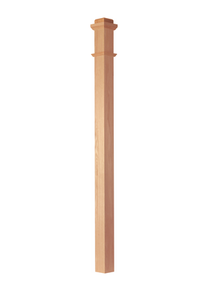 Box Newel Post 4075 - Plain style