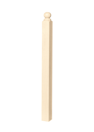 Post to Post Newel - Plain with Ball Top style